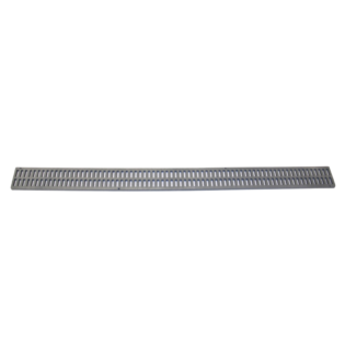 Channel Drain Slotted Grey Grate