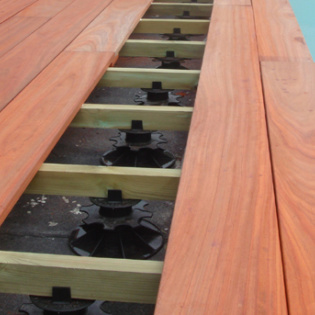 Risers with Joists & Deck